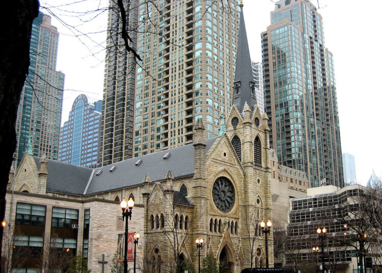 Holy Name Cathedral in Chicago