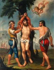 The flaying of Saint Bartholomew